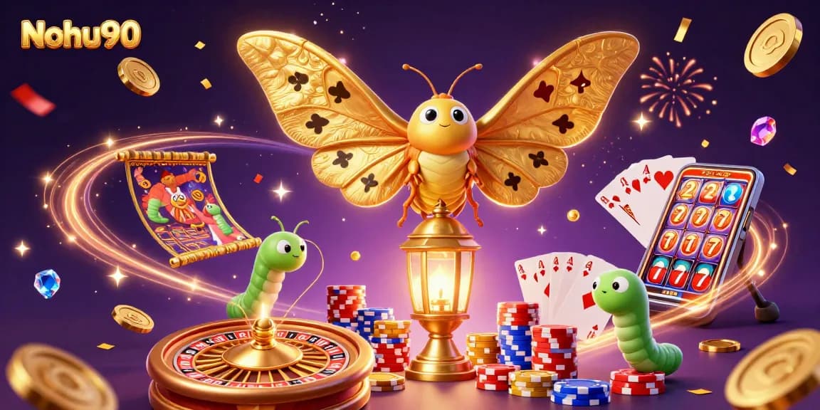Nohu90 amplifies your winnings with a colorful casino adventure complete with slots and chips.