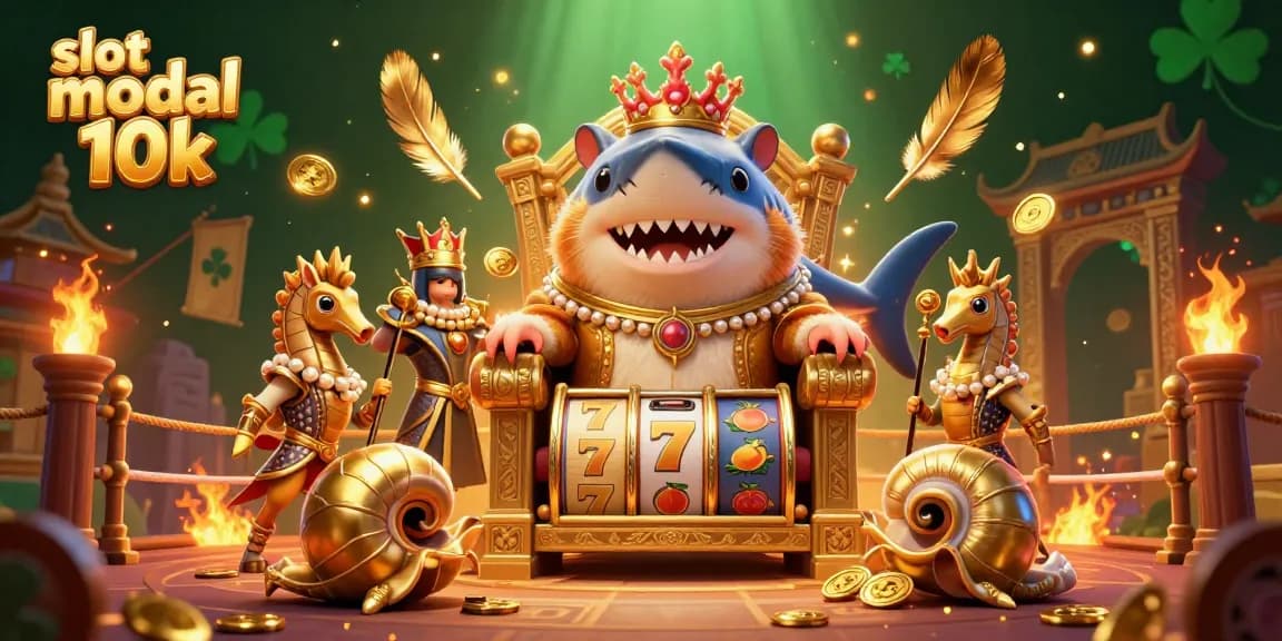 Engage with the thrilling slot modal 10k game, featuring a hamster king and dynamic casino elements.