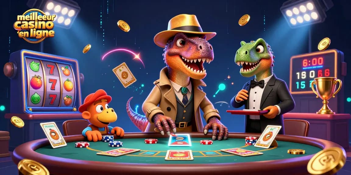 Vivez l’expérience du meilleur casino en ligne avec des personnages amusants et des éléments de jeu captivants.
