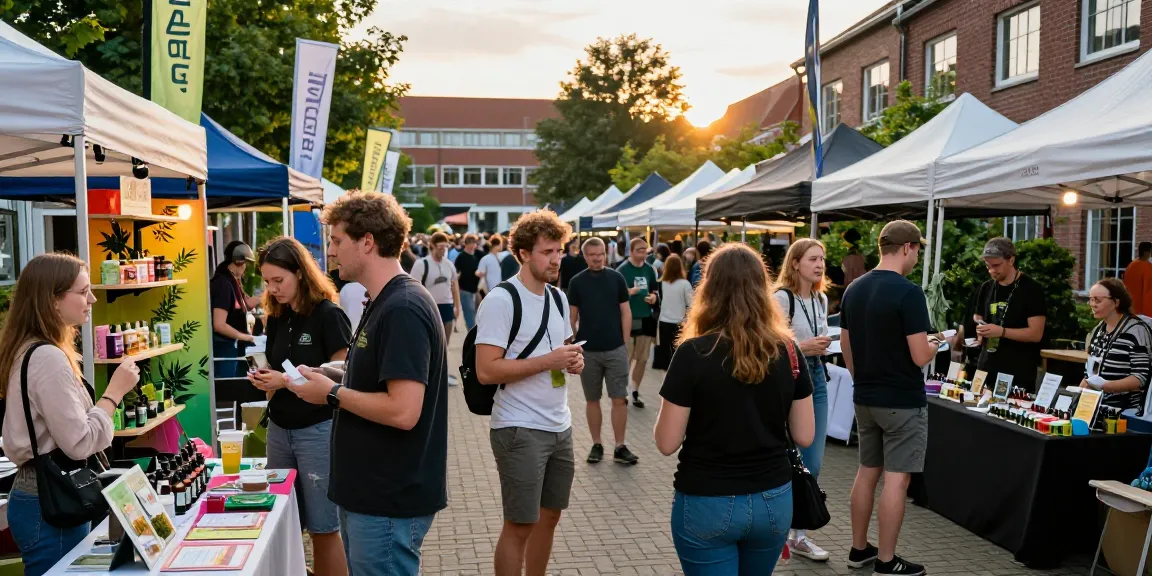 Cannabis Bremen community event showcasing vibrant culture and products.