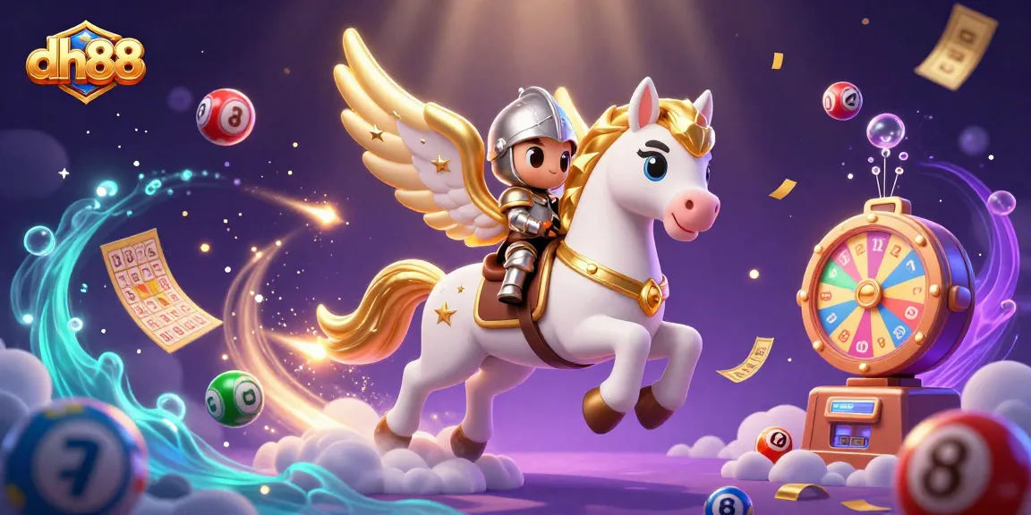 Engage in thrilling gameplay with dh88, showcasing a vibrant casino scene filled with dynamic lottery elements.