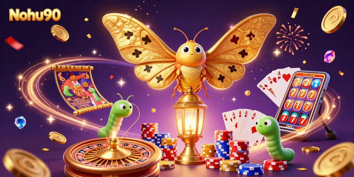 Nohu90 amplifies your winnings with a colorful casino adventure complete with slots and chips.