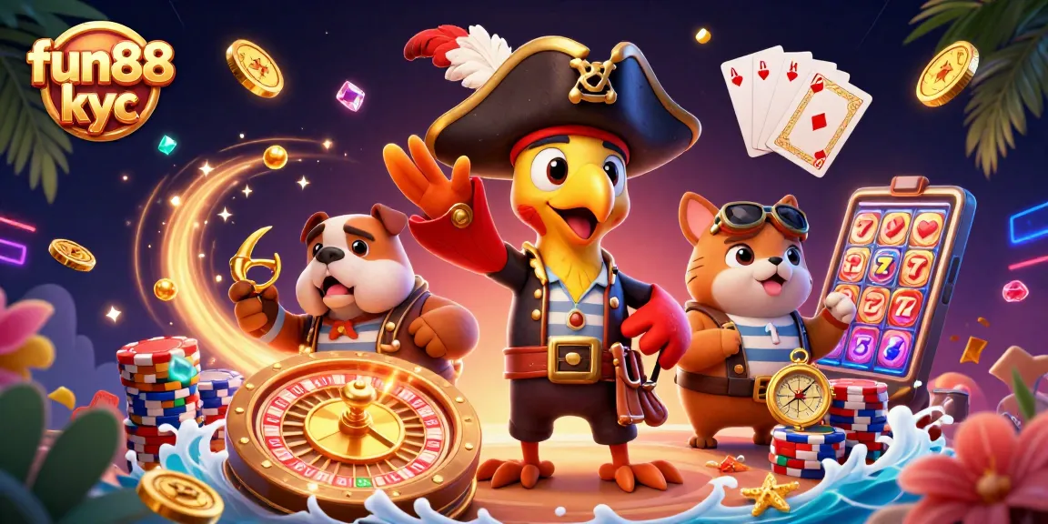 Trải nghiệm cá cược an toàn với fun88 kyc qua hình ảnh sống động về trò chơi casino.