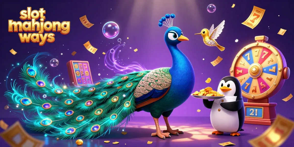 Spin and win on slot mahjong ways, featuring vibrant characters and casino elements