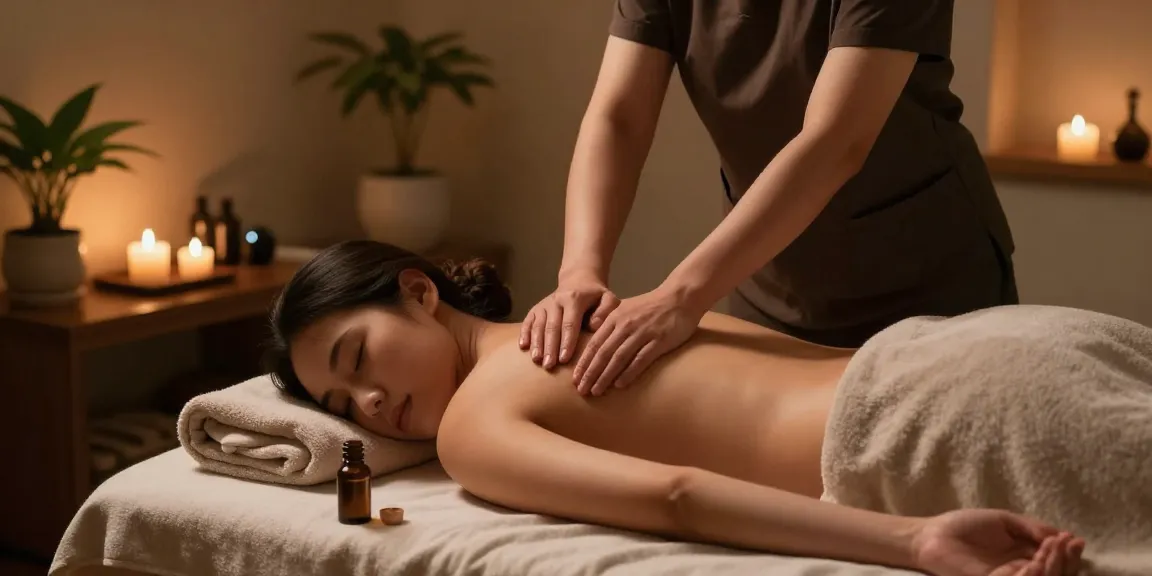 Experience a rejuvenating 구로마사지 treatment in a serene spa setting with calming atmosphere and soothing elements.