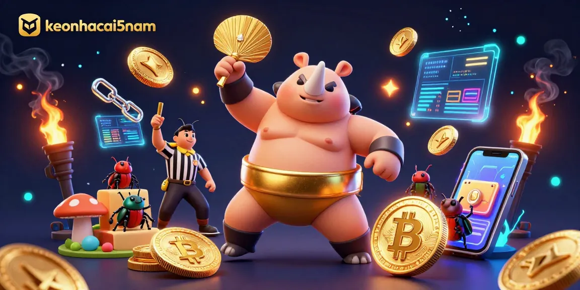 Experience keonhacai5nam as a beetle sumo champion dominates the betting arena with excitement.