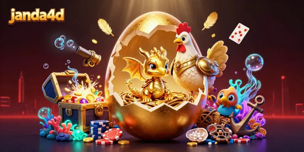 Permainan kasino mendebarkan di janda4d dengan petualangan berlapis emas dan karakter menarik.