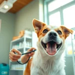 Ensure optimal health with CBD For Pet featuring a veterinarian and a happy dog.
