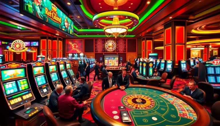Experience the excitement of mb66 casino gaming with vibrant tables and thrilling action.