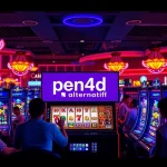Experience thrilling wins with pen4d alternatif electric slot machine gameplay.
