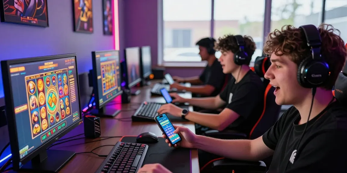 Pengguna SUPER59 bermain slot online dengan antusias, menunjukkan aksesibilitas dan pengalaman bermain yang menyenangkan.