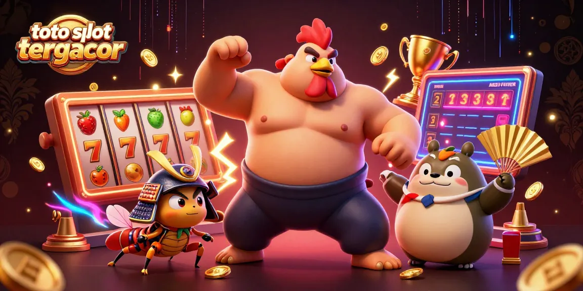 Experience thrilling gameplay with the toto slot tergacor, vibrant 3D digital art showcasing unique characters.